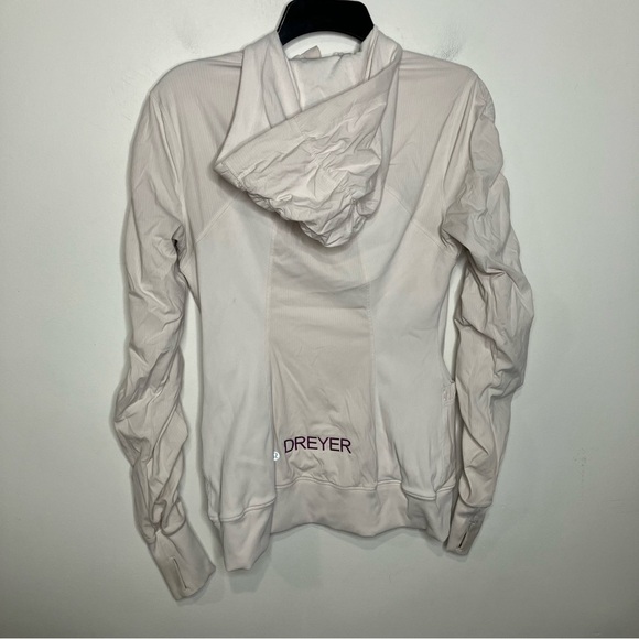 Lululemon‎ dance studio jacket full zip ivory casual womens size 6 - Picture 8 of 12